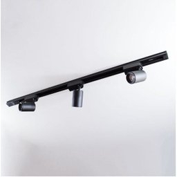 Trilho Eletrificado 1M + 3 Spots 7W 6000K Bivolt Preto St495 - 4