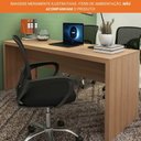 Ver imagem 7 de Escrivaninha Mesa para Escritório e Home Office 180cm Me4185 Tecnomobili Amêndoa