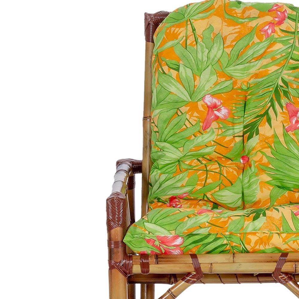 Jogo Jardim Sofa 3 Lugares 2 Cadeiras e Mesa Varanda Sacada Cancun Verao - 4