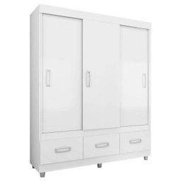 Guarda-Roupa Solteiro Popy 18495 Branco - Araplac - 1