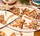 Ver imagem 1 de Kit Sousplat + Guardanapo Natal Biscoito Nsw 2 Peças sem Base