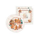 Ver imagem 2 de Kit Sousplat + Guardanapo Natal Biscoito Nsw 2 Peças sem Base