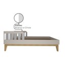 Ver imagem 5 de Cama Infantil com Pés em Pinus Milou Branco/Cinza Cristal