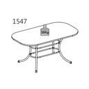 Ver imagem 4 de Mesa de Sala Jantar 1547 Aço C- Tampo Madeirado 160x90cm Freijo C- Preto - Carraro
