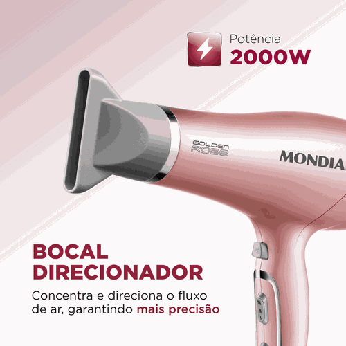 Secador Tutti 2400W - Rosé - Tensão 127V - Comprar Secador de