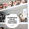 Expositor Funko Pop Mdf (para 44 Funkos) 4 Vãos, Portas em Vidro, Branco - Dom Móveis - 4