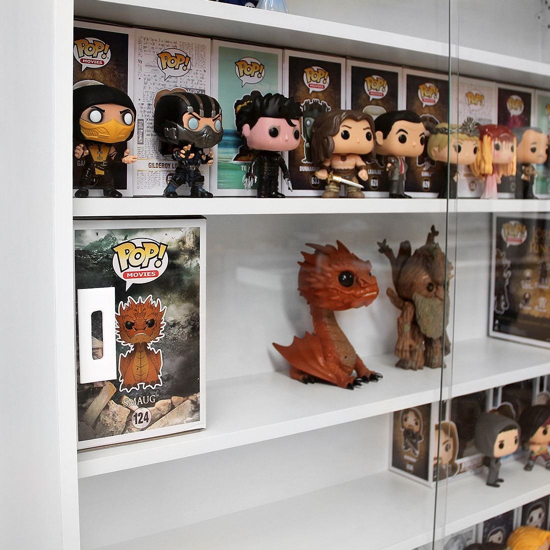 Expositor para Funko Pop Mdf (para Pops, Caixas, Rides e Super Sizes) Branco - Dom Móveis - 5