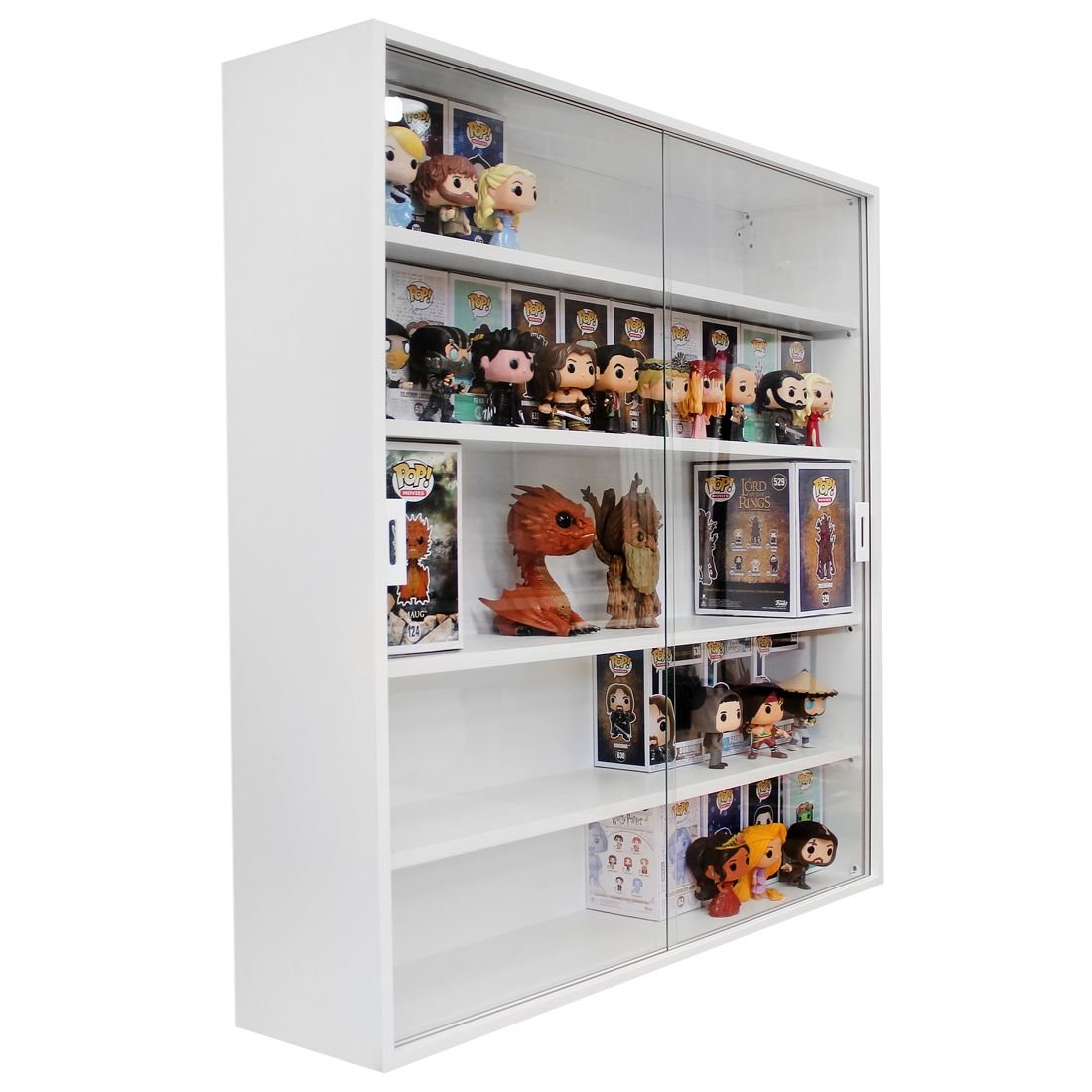 Expositor para Funko Pop Mdf (para Pops, Caixas, Rides e Super Sizes) Branco - Dom Móveis - 1