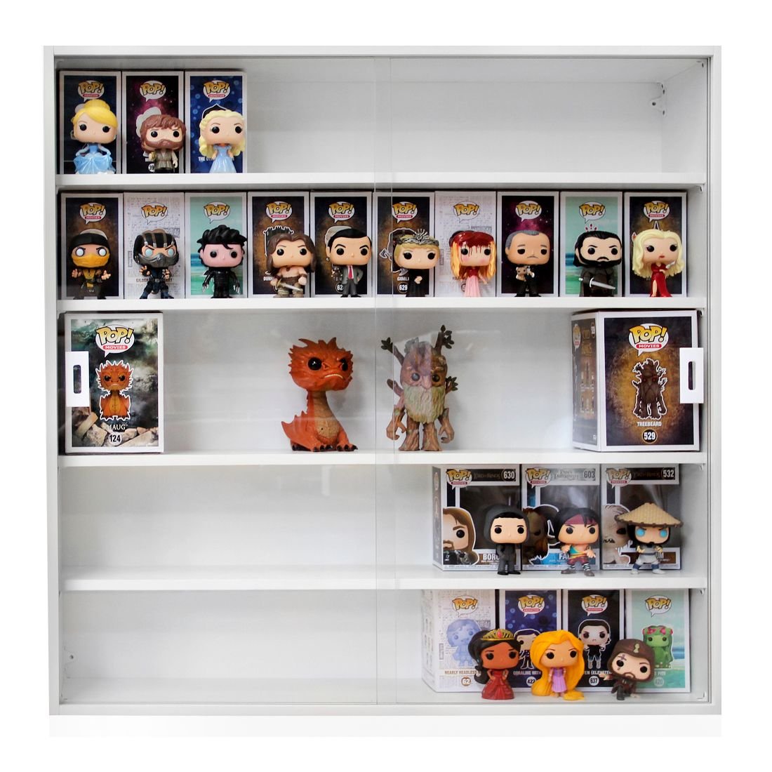 Expositor para Funko Pop Mdf (para Pops, Caixas, Rides e Super Sizes) Branco - Dom Móveis - 3