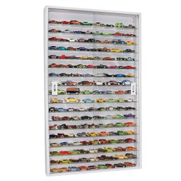 Expositor Estante Mdf para Carrinhos Colecionáveis, Branco - Dom Móveis - 4