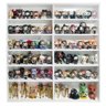 Expositor Mdf para Colecionáveis e Funko Pop, Portas em Vidro, 12 Vãos, Branco - Dom Móveis - 2