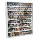 Ver imagem 1 de Expositor Funko Pop (Para 100 Pops) MDF, Portas em Vidro, 8 Vãos, Dom Móveis - Branco
