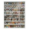 Expositor Funko Pop (Para 100 Pops) MDF, Portas em Vidro, 8 Vãos, Dom Móveis - Branco - 4