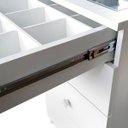 Ver imagem 6 de Penteadeira Camarim Mdf Completa,9 Gavetas, Espelho, Vidro, Parte Elétrica Pronta - Dom Móveis