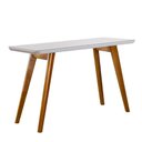 Ver imagem 2 de Aparador Slim Com Tampo de Vidro e Madeira Maciça Moveis Mix