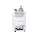 Ver imagem 1 de Mesa de Cabeceira Cielo Cor:branco Mizza Decor