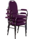 Ver imagem 1 de Kit com 3 Cadeiras para Auditório Linha Hotel Roxo