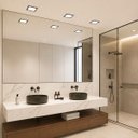 Ver imagem 2 de Painel LED Embutir Recuado 29,5x29,5cm Preto 24W 4000k Luz Neutra Opus ST1947