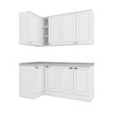 Ver mais imagens de Lavanderia Modulada Americana 8 Portas 11 Prateleiras MDF 202,7cm Branco