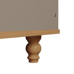 Berço Americano de Bebê Fendi MDF Vira Mini Cama Com Regulagem Altura E Pés Madeira - 8