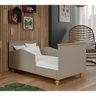 Berço Americano de Bebê Fendi MDF Vira Mini Cama Com Regulagem Altura E Pés Madeira - 6