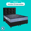 Ver imagem 4 de Kit Cama Box + Cabeceira + Colchão Queen Molas Ensacadas - Petrus - Paropas