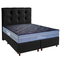 Ver imagem 1 de Kit Cama Box + Cabeceira + Colchão Queen Molas Ensacadas - Petrus - Paropas