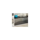 Ver imagem 3 de Lixeira para pia de cozinha plástica 5L Cinza/Preto tampa click Prat K