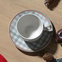 Ver imagem 3 de Xícara de Chá com Pires Coup Stoneware Tempo de Festa 220ml Porto Brasil