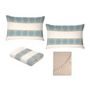 Ver imagem 6 de Jogo de Cama King Size Percal 180 Fios - 100% Algodão Premium Linea - Bege 7415
