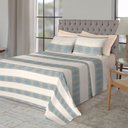Ver imagem 4 de Jogo de Cama King Size Percal 180 Fios - 100% Algodão Premium Linea - Bege 7415