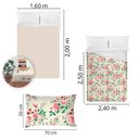 Ver imagem 5 de Jogo de Cama Queen Size - 100% Algodão Premium Plus - Pérola 7316-3
