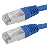Cabo de Rede RJ45 Patch Cord Cat6 BLINDADO FTP 5M AZUL 5+ - 2