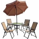 Ver imagem 3 de Conjunto Mesa + 4 Cadeiras e Guarda-sol Mor Acapulco 9010