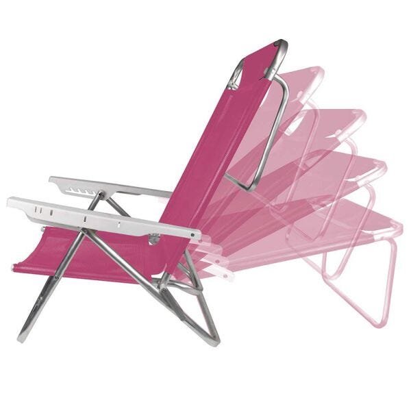 Cadeira Reclinável Summer Pink - Mor 2118 - 3