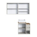 Ver imagem 6 de Conjunto para Banheiro 120cm com 3 Peças Gabinete Suspenso com Cuba Bahamas