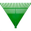 Ver imagem 4 de Kit 2 Vassouras Rastelo de Plástico Jardim Grama sem Cabo