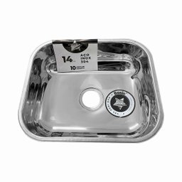 Cuba Cozinha Aço Inox American Steel 304 40x34x14 Numero 0 - 1