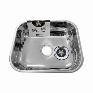 Cuba Cozinha Aço Inox American Steel 304 40x34x14 Numero 0