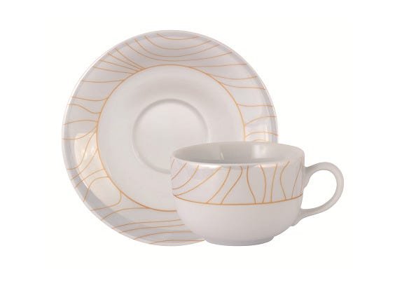 Serviço de Jantar e Chá 30 Peças Porcelana - Golden Oak Larakasa Schmidt - 4