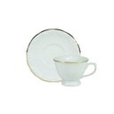 Ver imagem 2 de Serviço De Jantar e Chá e Café 42 Peças - Pomerode Filete Ouro - Itamaraty - Schmidt