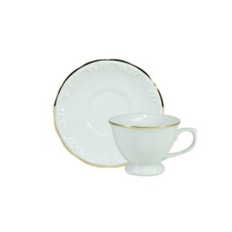 Serviço De Jantar e Chá e Café 42 Peças - Pomerode Filete Ouro - Itamaraty - Schmidt - 2
