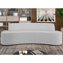 Ver imagem 2 de Sofá 4 Lugares Sala de Estar Cancún D02 Linho Cinza Escuro 260 cm C-416 - Lyam Decor