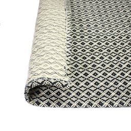 Tapete Passadeira 2,00M x 65cm Grande para Cozinha Nórdico - Preto - 3