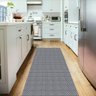 Tapete Passadeira 2,00M x 65cm Grande para Cozinha Nórdico - Preto - 2