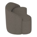 Ver imagem 5 de Sofá 2 Lugares para Sala de Estar Living 150cm Theo D06 Bouclê Castor - Mpozenato