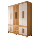 Ver imagem 5 de Guarda-Roupa Valdemóveis Bem Te Vi 10 Portas 3 Gavetas