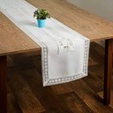 Ver imagem 2 de Caminho de Mesa Retangular 40x170cm 1635 - Rafimex Branco