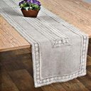 Ver imagem 1 de Caminho de Mesa Retangular 40x170cm 1635 - Rafimex Branco