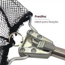 Ver imagem 6 de Kit Cadeira Portatil 150kg Pesca Camping + Puça 2,76 Metros